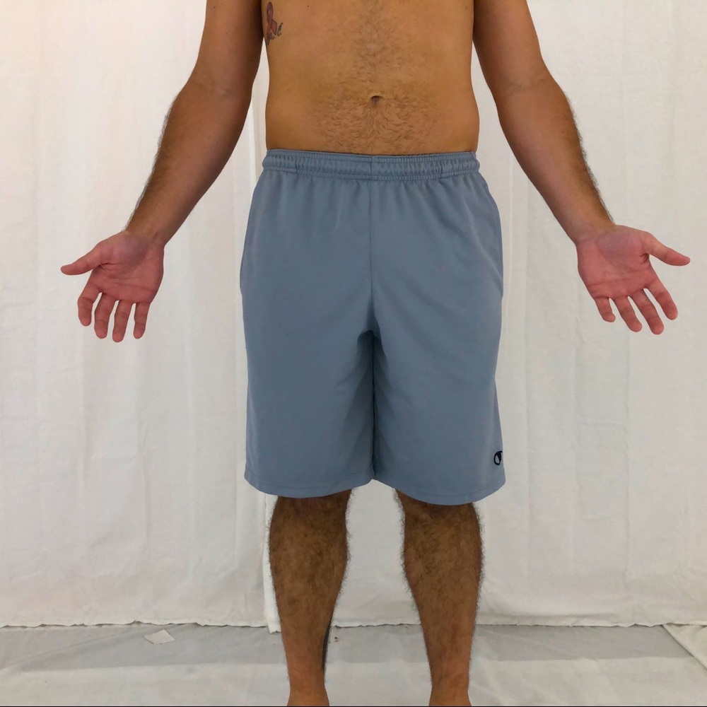 CHAMPION GYM SHORTS GRAY 🦍🦏🐘🦛